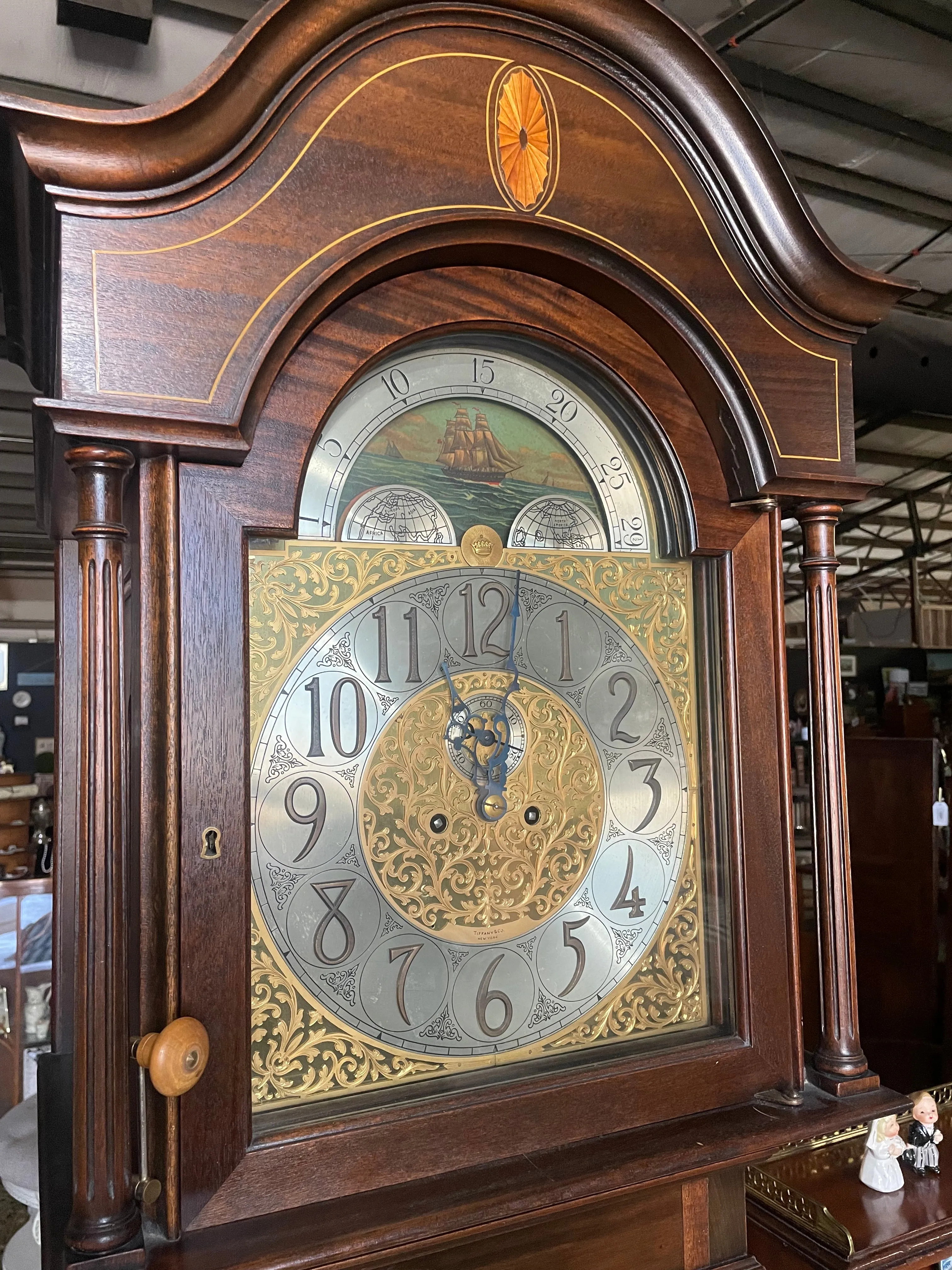 1920s Tiffany & Co. Grandfather Clock