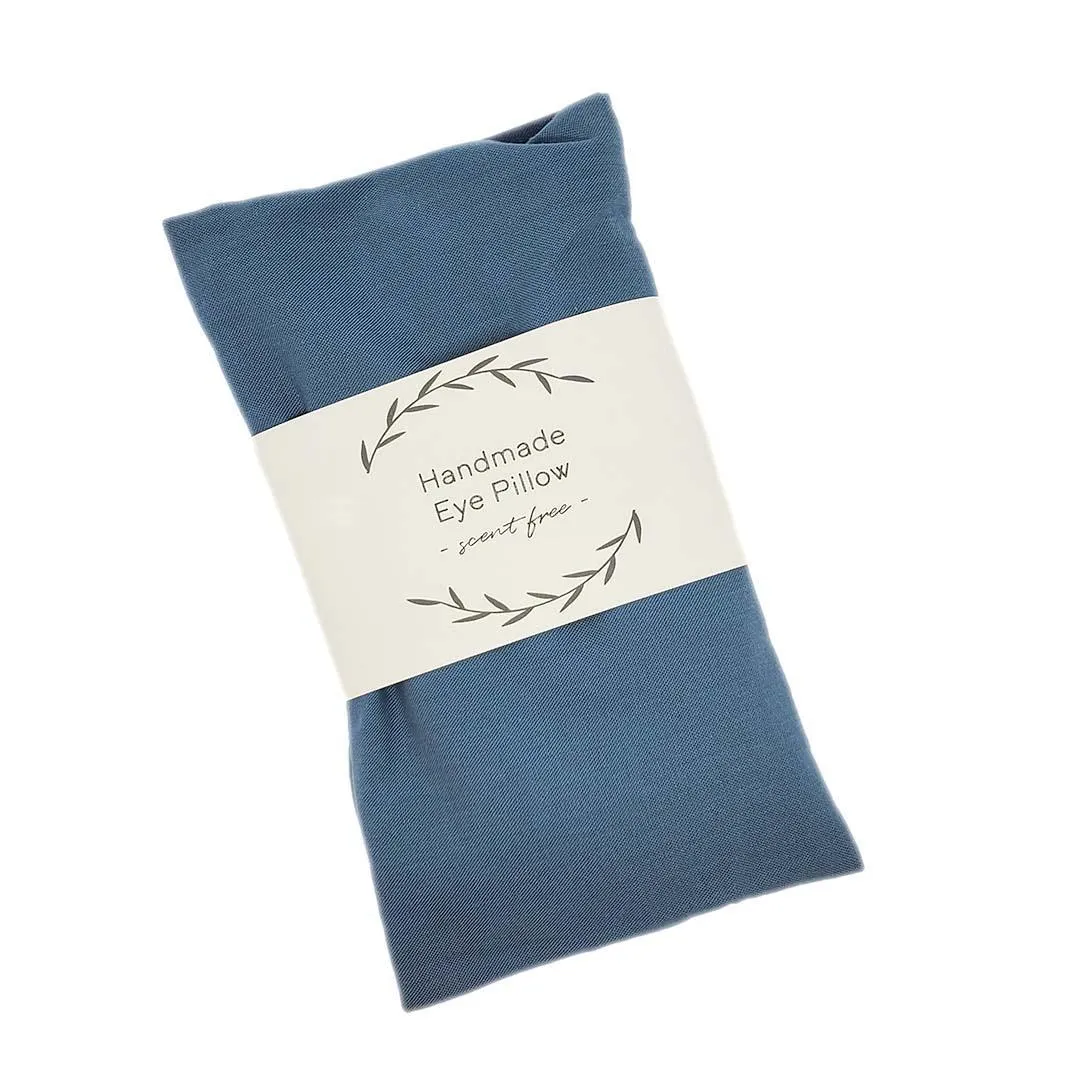 (30% Off) Eye Pillow - Denim Blue (Lavender or Scent Free) by Two Birds Eco Shop