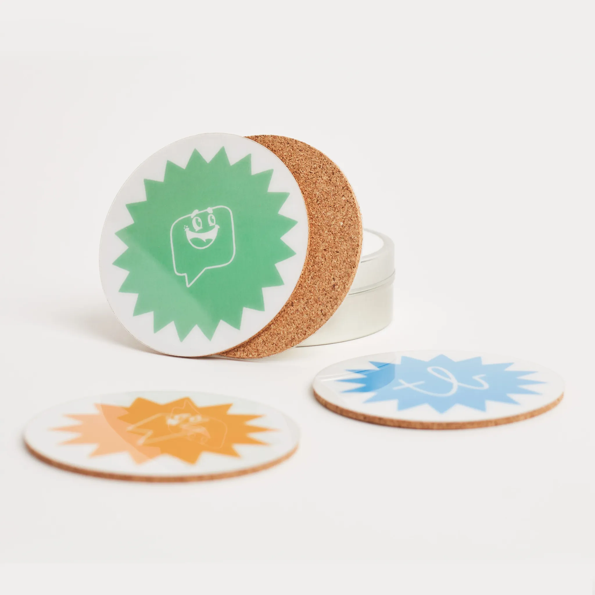 4-Piece Threadbird Coaster Set