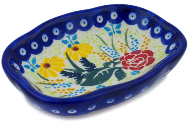 5" Soap Dish - Summer's Garden