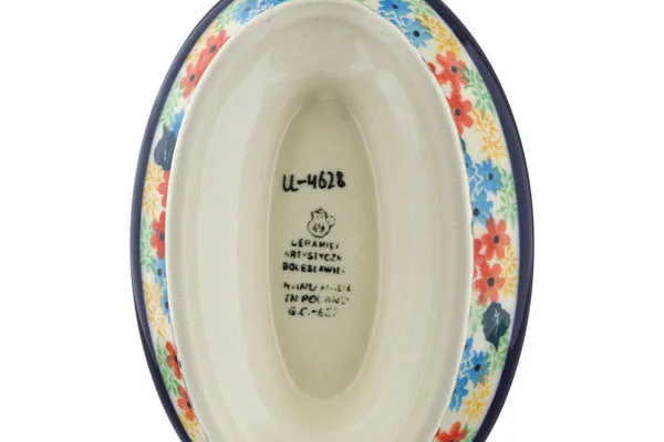 6" Soap Dish - Blue Monarch Meadow