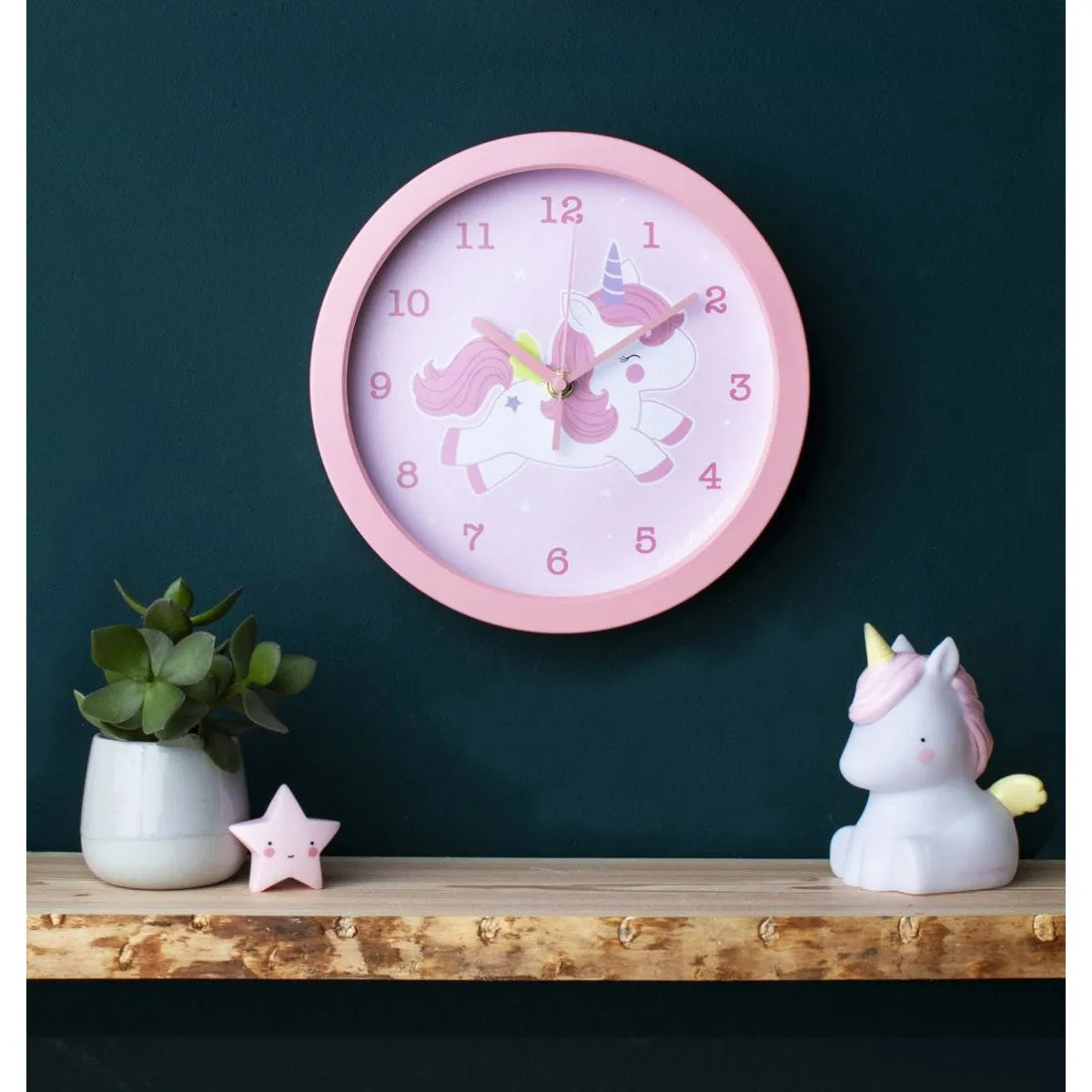 A Little Lovely Company Clock Unicorn