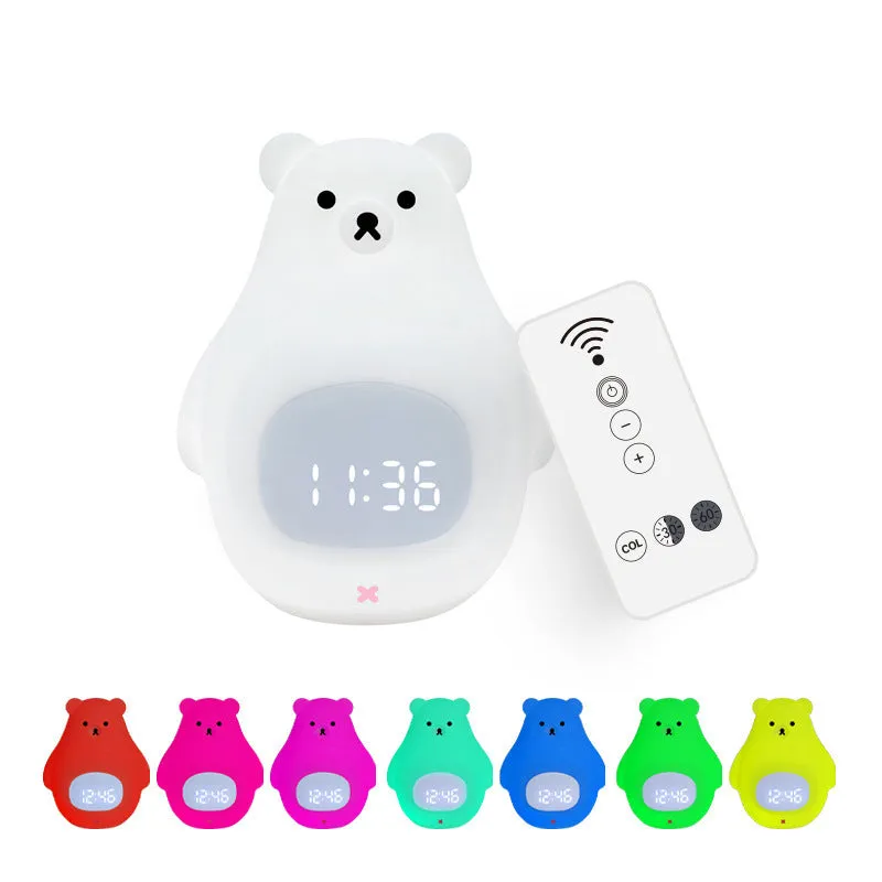 Alarm Clock Night Light Student Intelligent Alarm Nightstand Cartoon Electronic Household Desk Digital Clock