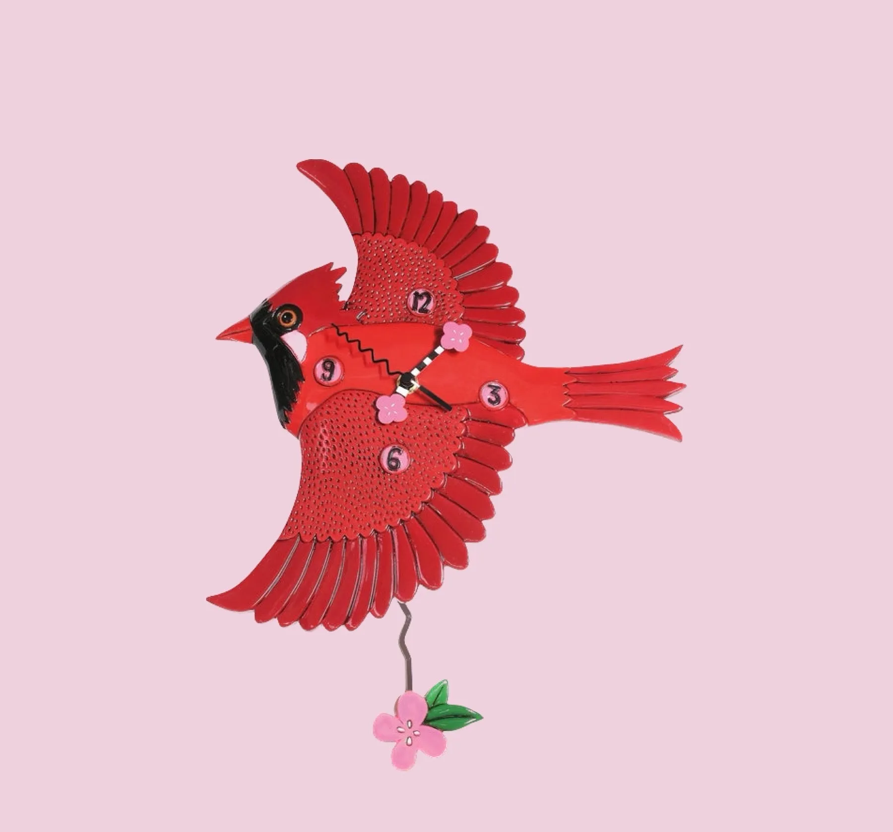 Allen Designs Cardinal's Song l Wall Clock