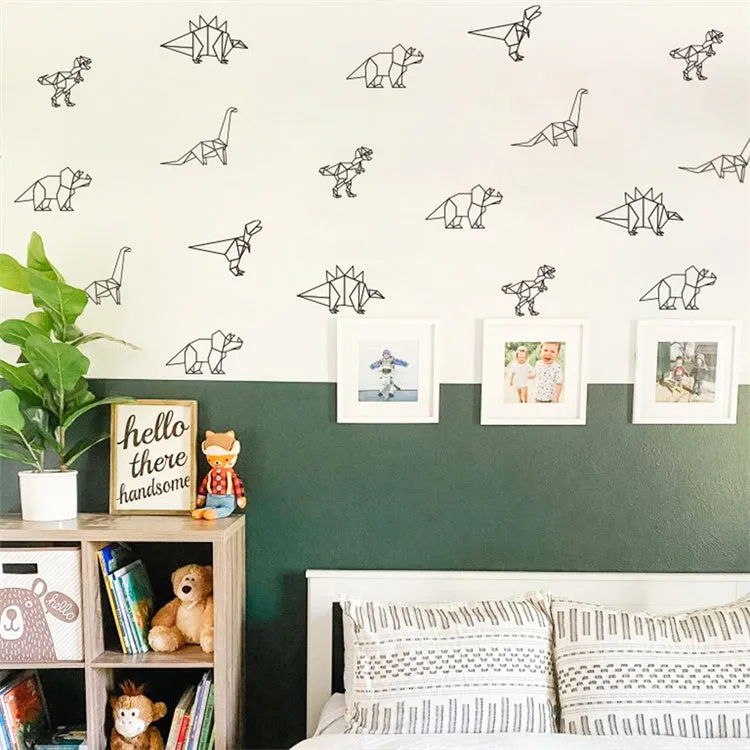 Animal Kingdom Wall Decal | Minimalist Dinosaur