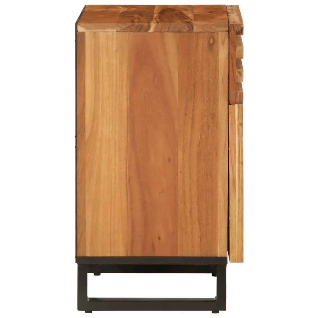 Bedside Cabinet Brown 50x34x60 cm Solid Wood Mango