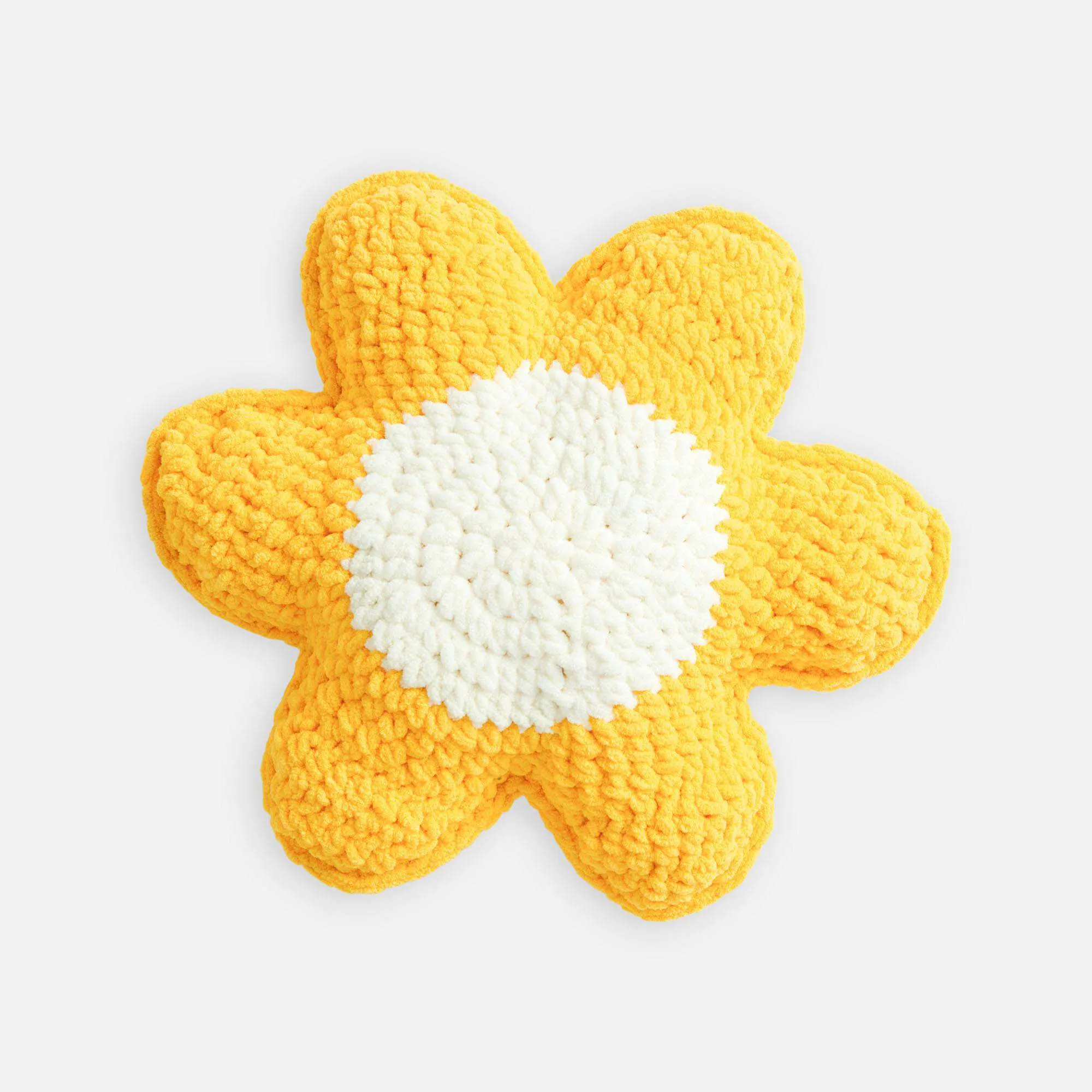 Bernat Crochet Flower Pillows