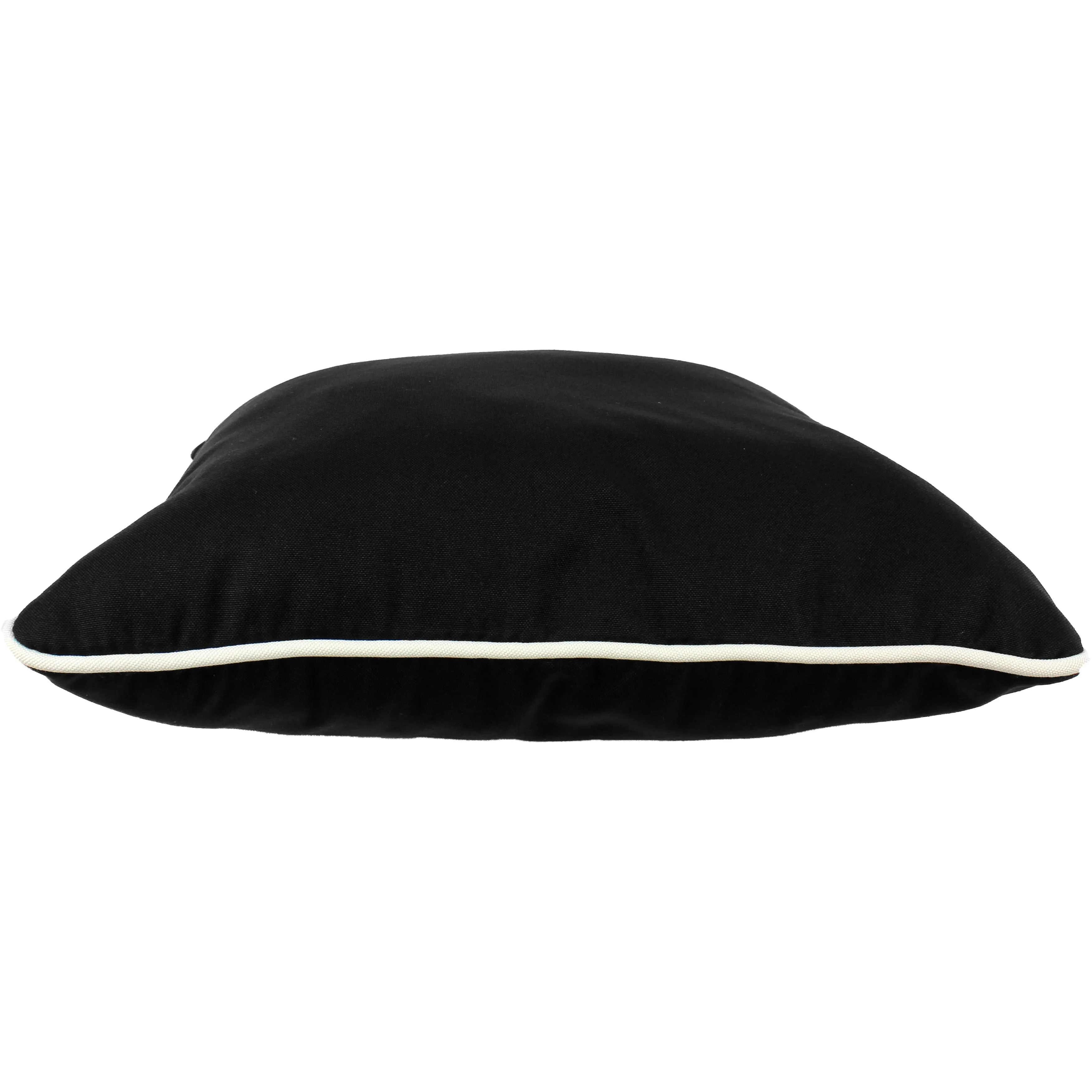 Black Outdoor Decorative Pillow