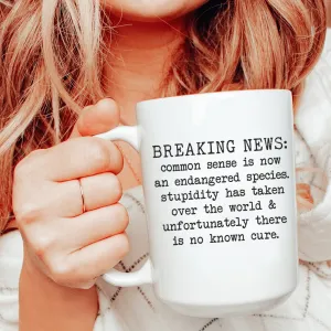 Breaking News Ceramic Mug 15 oz