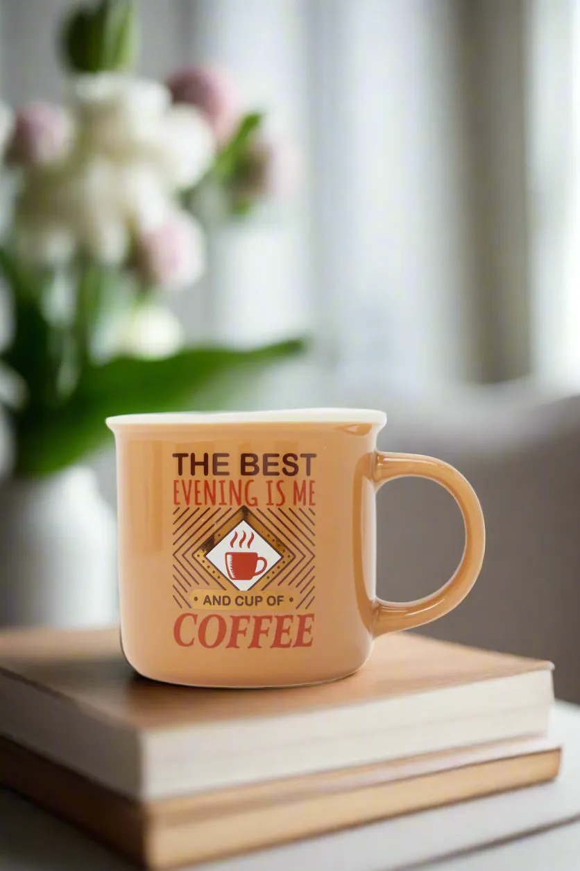 Brown The Best Thing Is Coffe Printed Mug