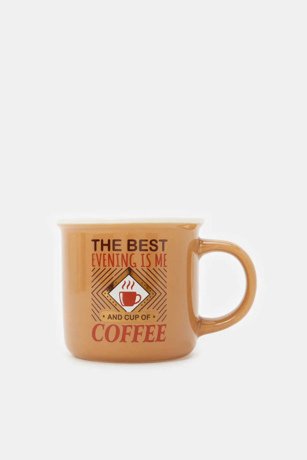 Brown The Best Thing Is Coffe Printed Mug