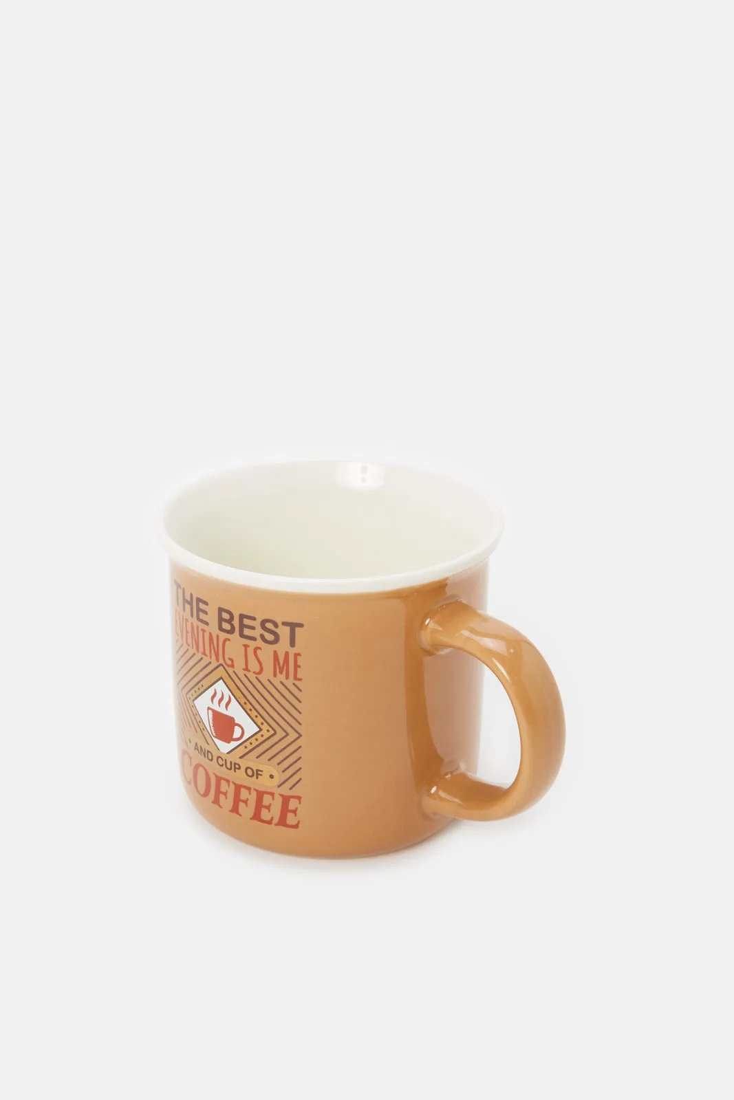 Brown The Best Thing Is Coffe Printed Mug