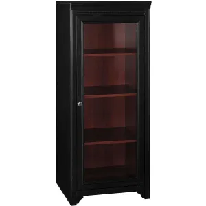 Bush Furniture Stanford Antique Black Audio Cabinet - AD53940-03