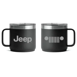 Camper Mug - Jeep Insulated - Black