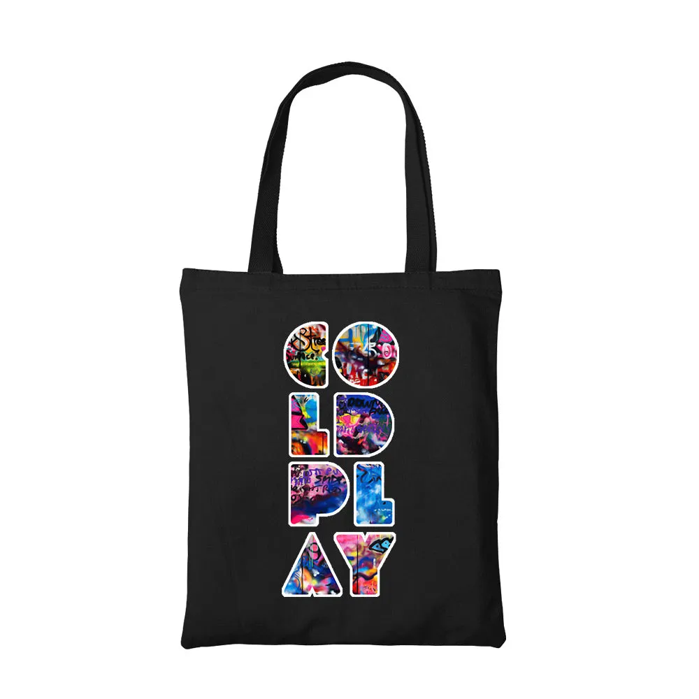 Coldplay Tote Bag - Graffiti Art