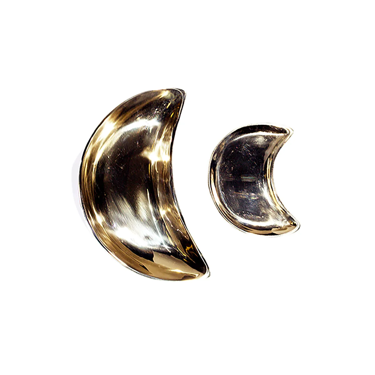 Crescent Moon Brass Dishes