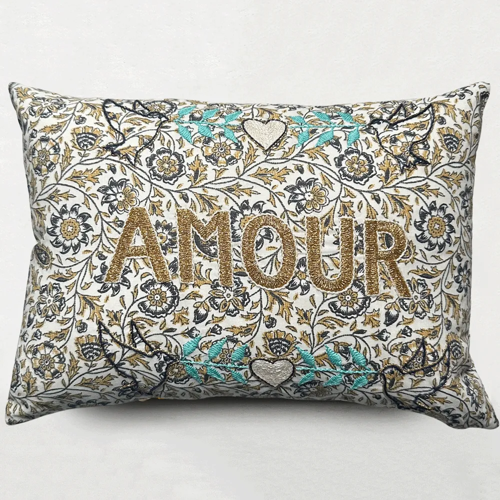 CSAO "Amour" Embroidered Cushion CS57