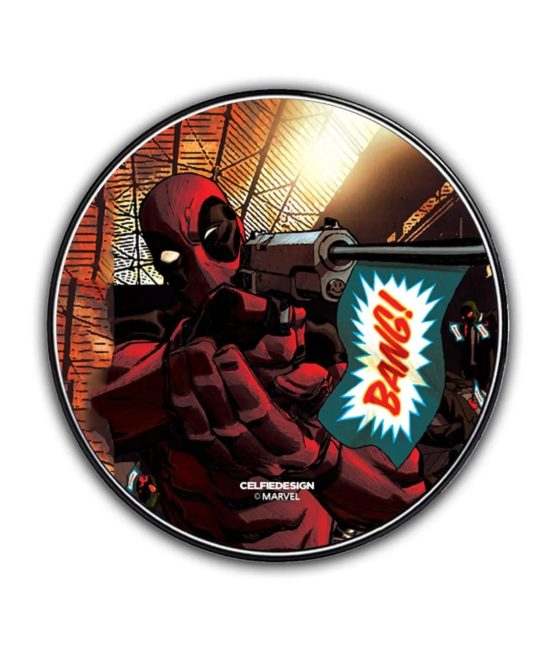 Deadpool takes aim - 10 X 10 (cm) Circular Coasters