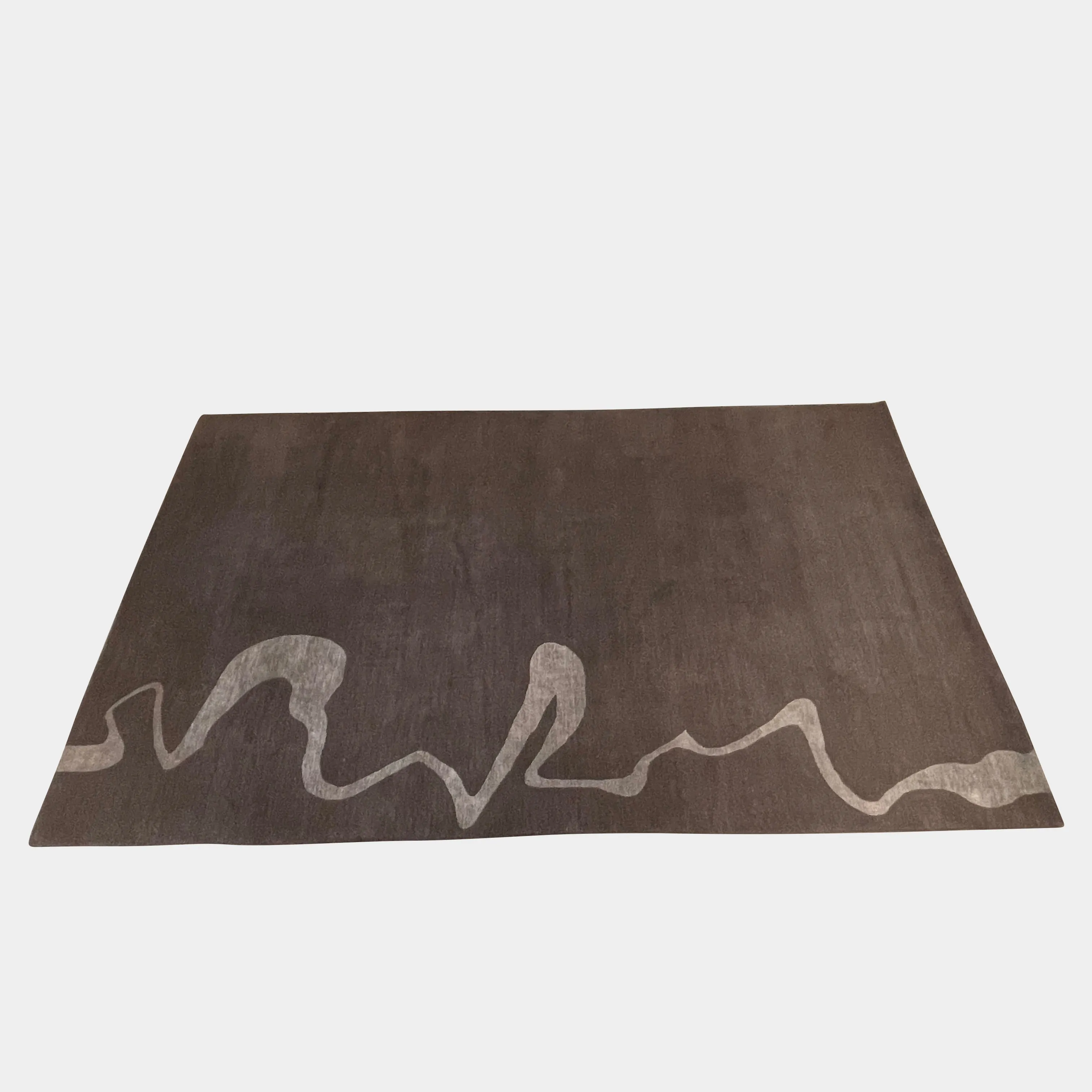 Delinear Smoke Brown 6'X9' Rug