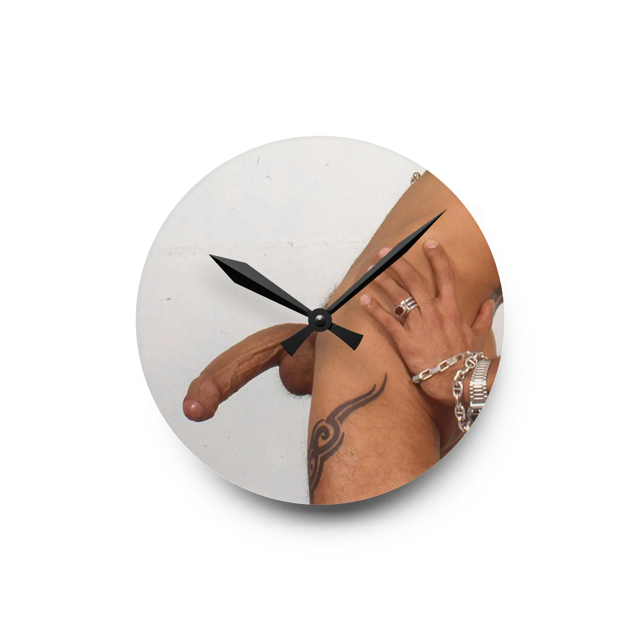 DICK TIME Wall Clock by CHUCK X CULTUREEDIT