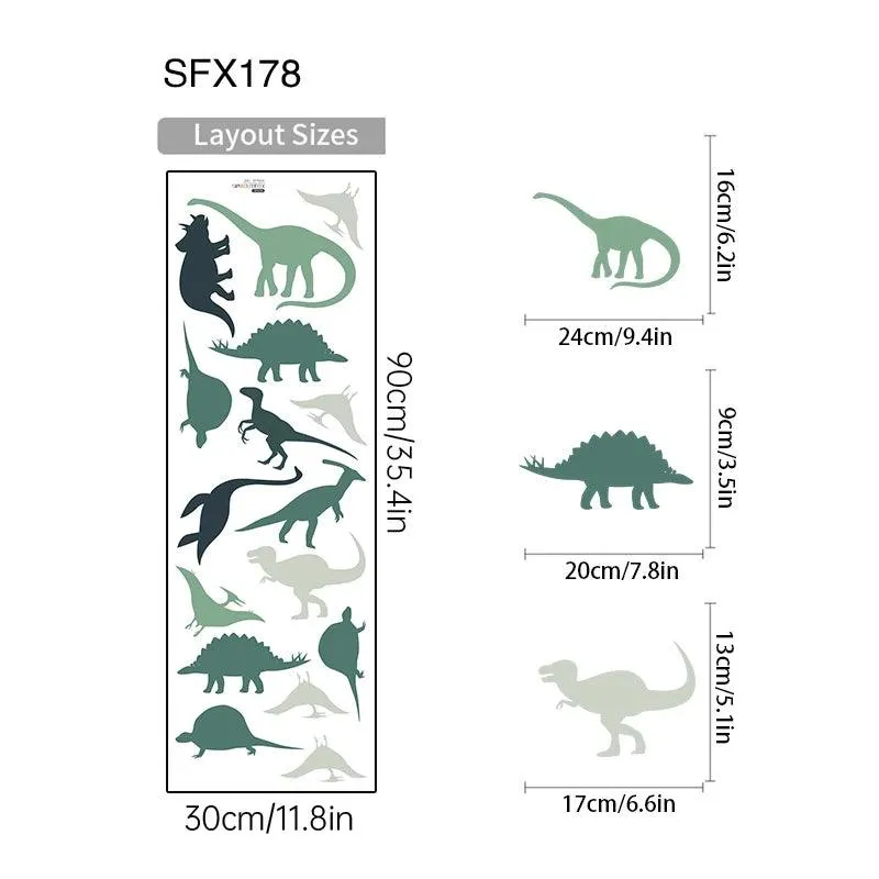 Dinosaur Wonderland Wall Stickers