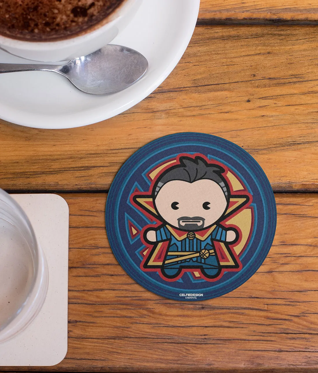 Doctor Strange Kawaii - 10 X 10 (cm) Circular Coasters