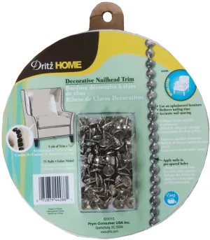 Dritz Home Decorative Nailhead Trim 5yd - Silver*