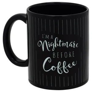 Elanze Designs I'm A Nightmare Before Coffee Black 11 ounce Ceramic Novelty Coffee Mug