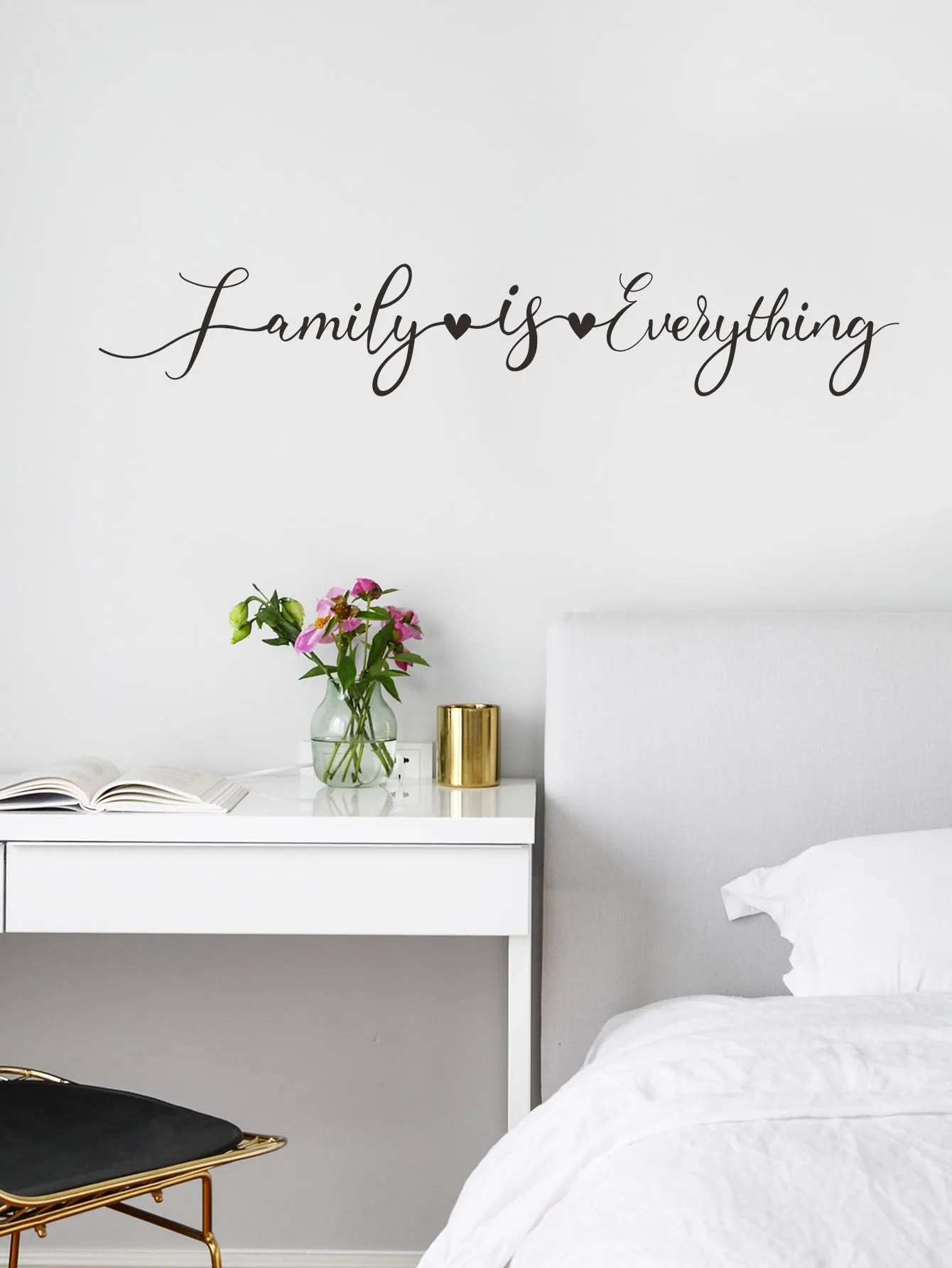 Family Is Everything Wall Sticker Decorative Wall Art Decal Creative Design for