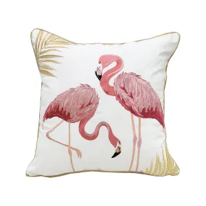 Flamingo Fancy Indoor Outdoor Pillow