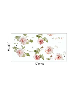 Flowers Vine Wall Sticker Decorative Wall Art Decal Creative Design for Home