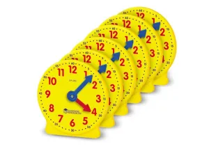 Geared Mini Clocks x6