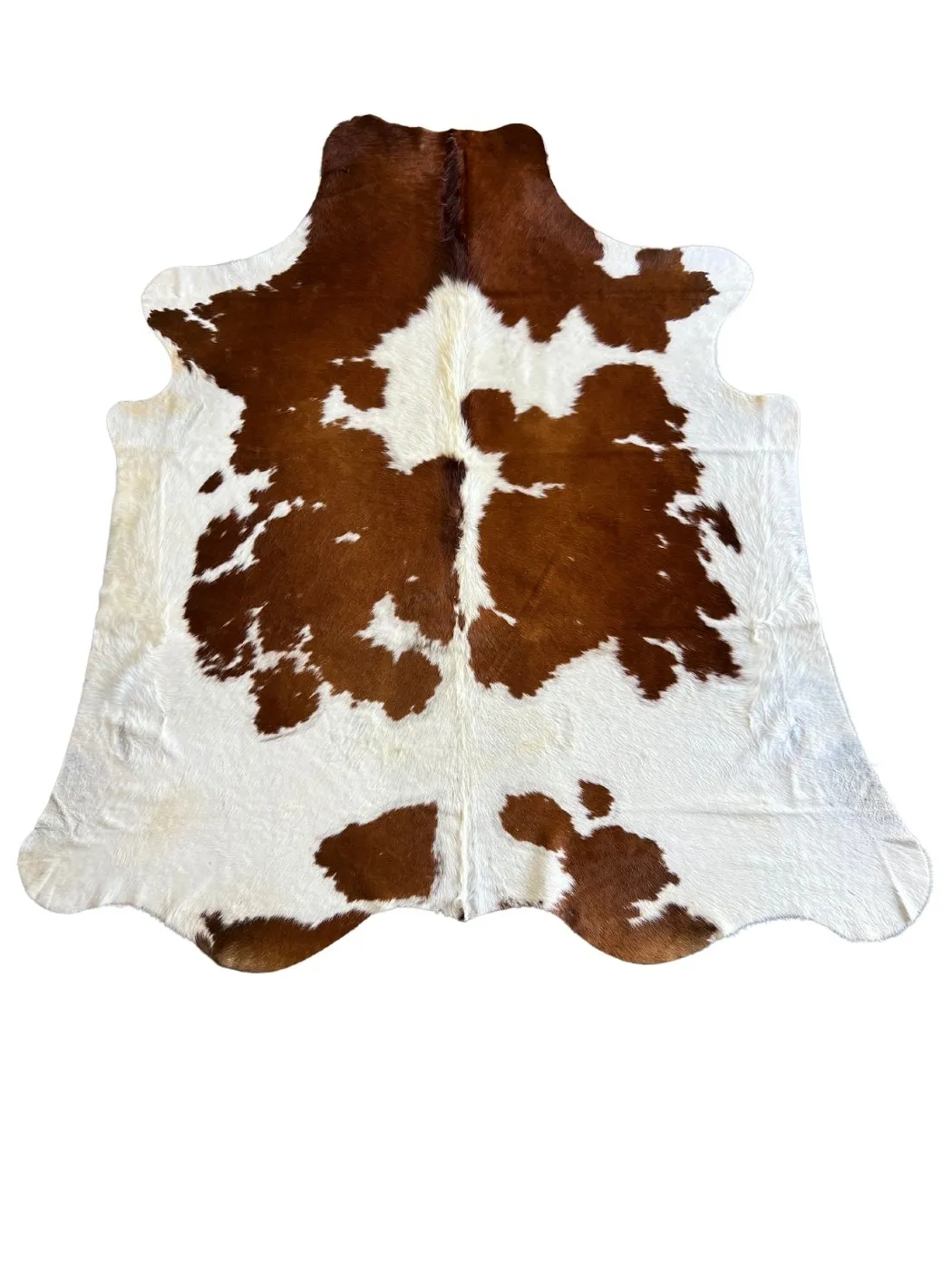 Genuine Brown and White Cowhide Rugs