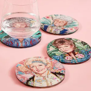 Golden Gal Coasters Set/4