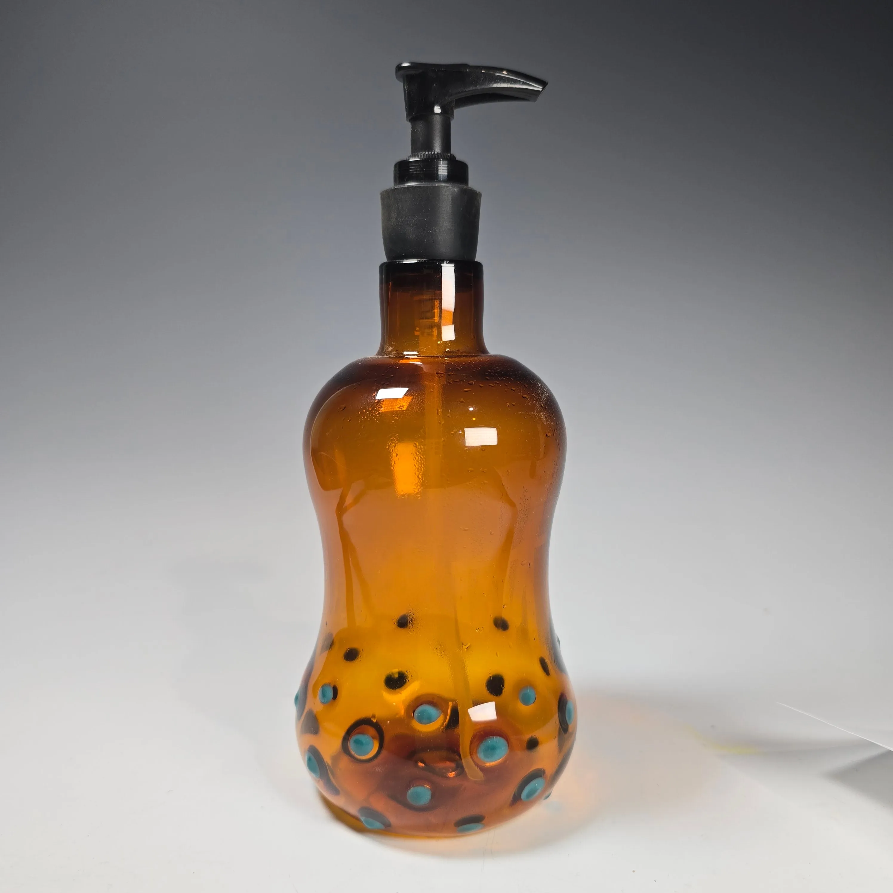 Handblown Glass Soap Bottle Collection