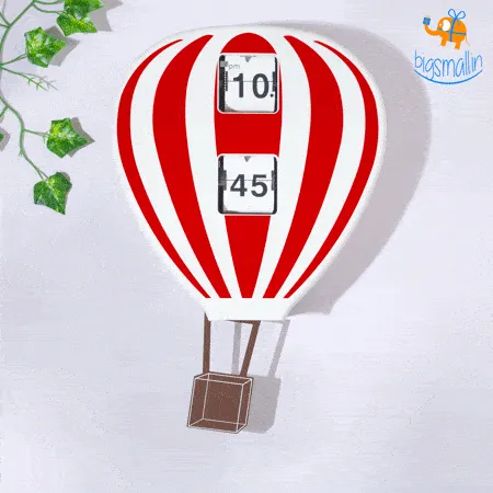 Hot Air Balloon Flip Clock