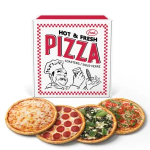 Hot & Fresh Pizza Coasters