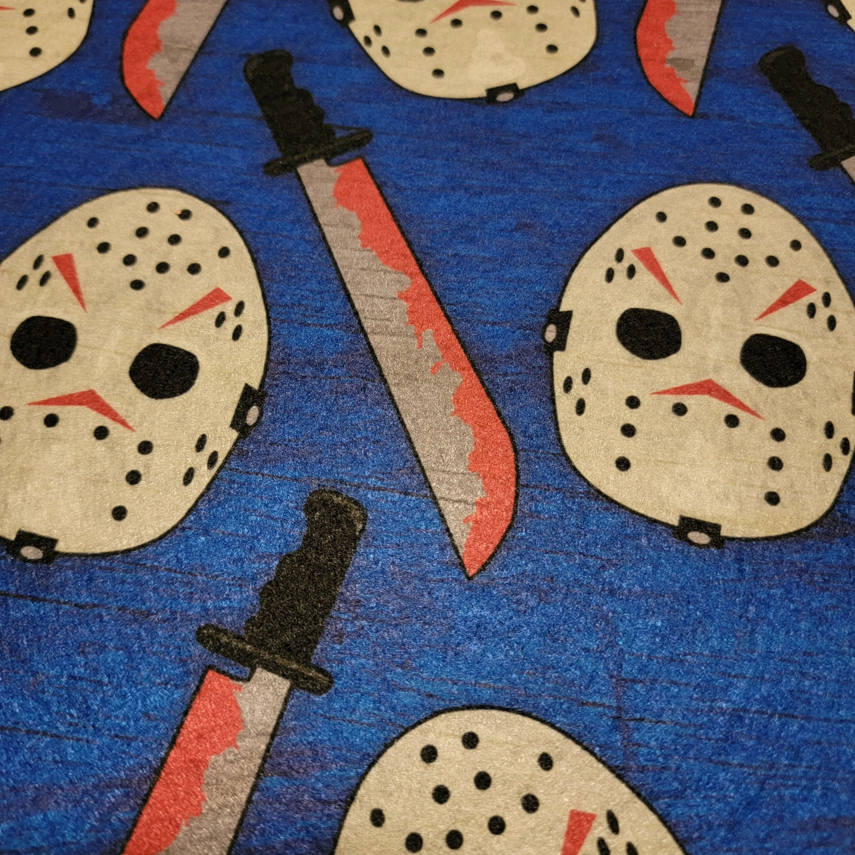 Jason Dog Mat - Blue Bone Shaped