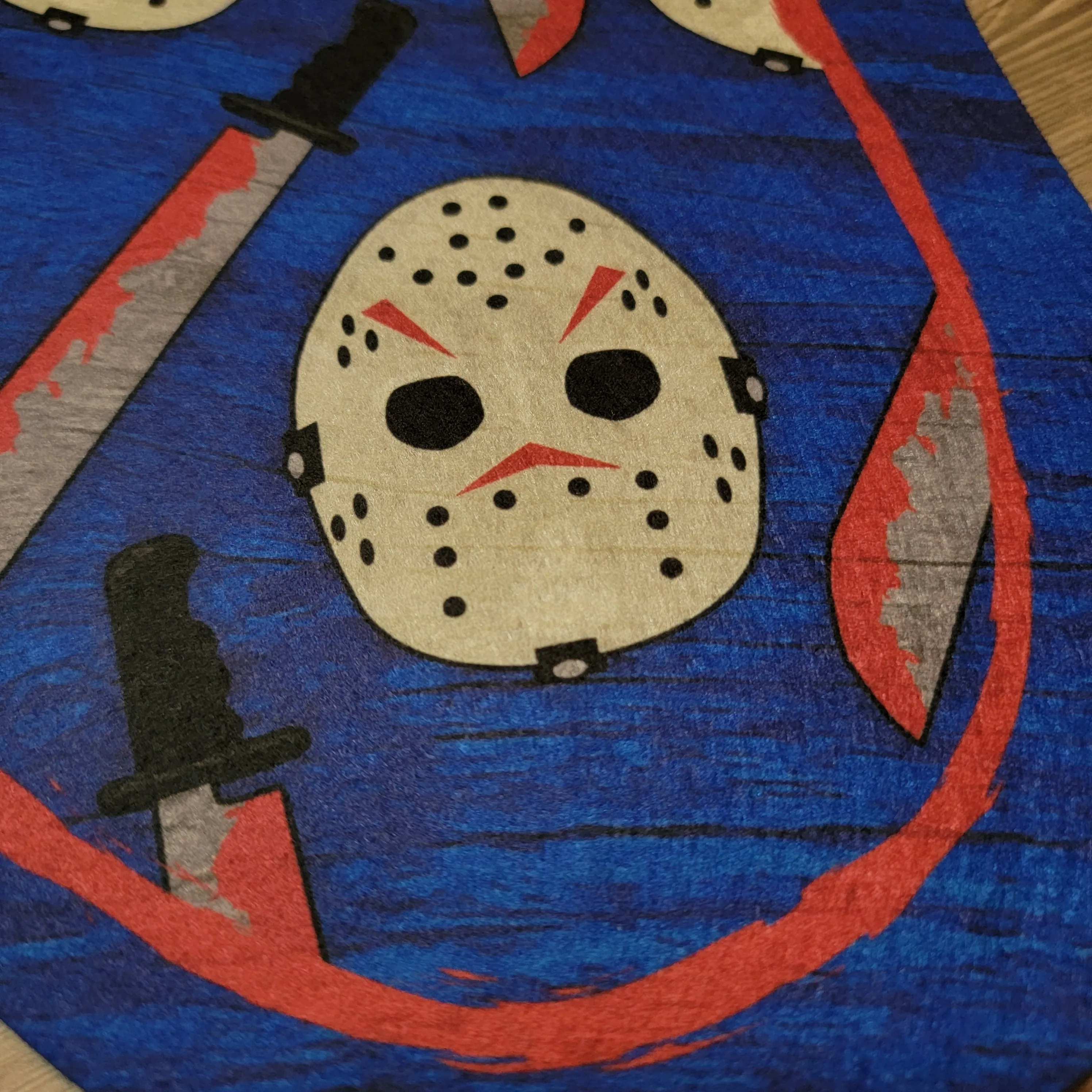 Jason Dog Mat - Blue Bone Shaped