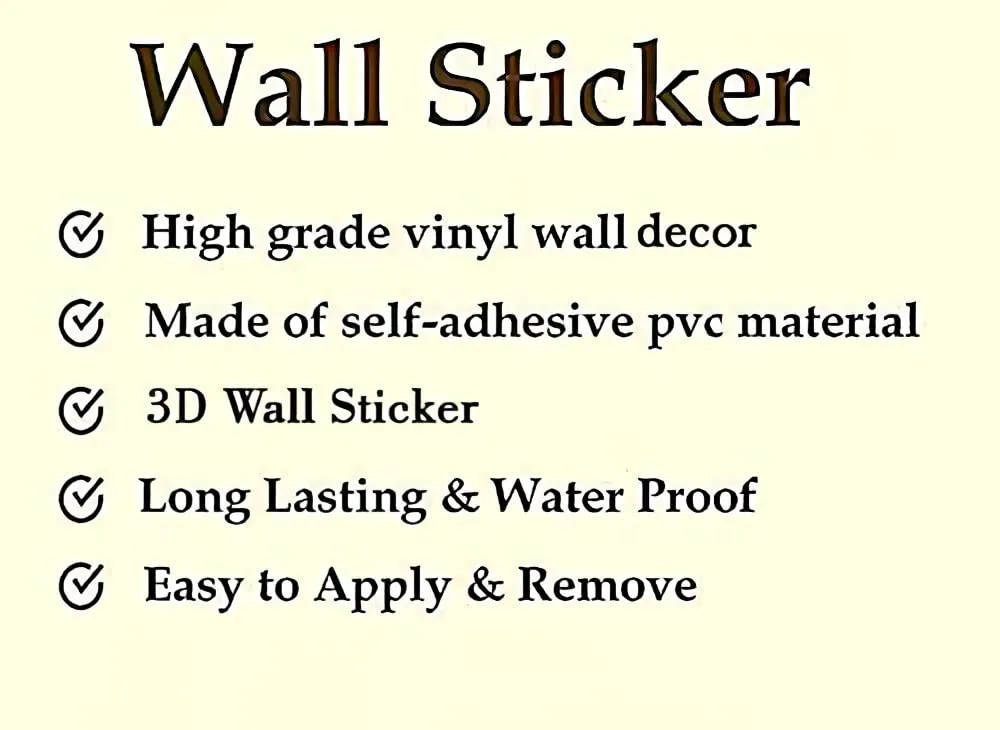 Kaushiki Collection Multi 7 Wonder Wall AC Sticker, Split Ac Stickers, Wall Air Conditioner Decorative Sticker Medium Size