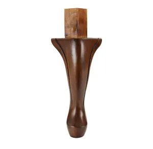 LA9500W Queen Anne Furniture Legs - Walnut Finish