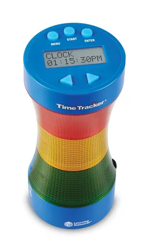 Learning Resources Time Tracker Visual Timer Clock Classroom Alarm