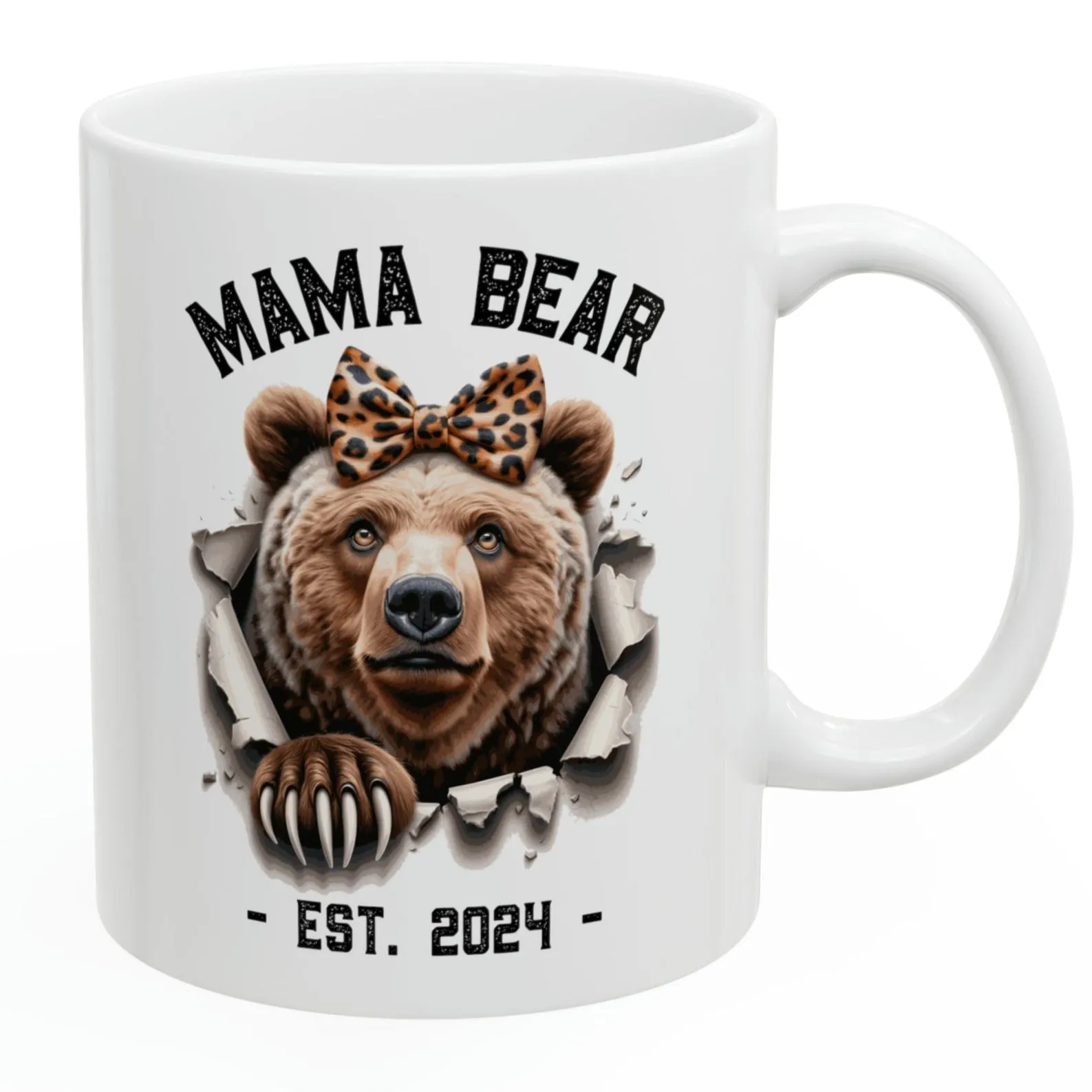 Mama Bear 3D Breakout Funny Mother's Day Gift Mug