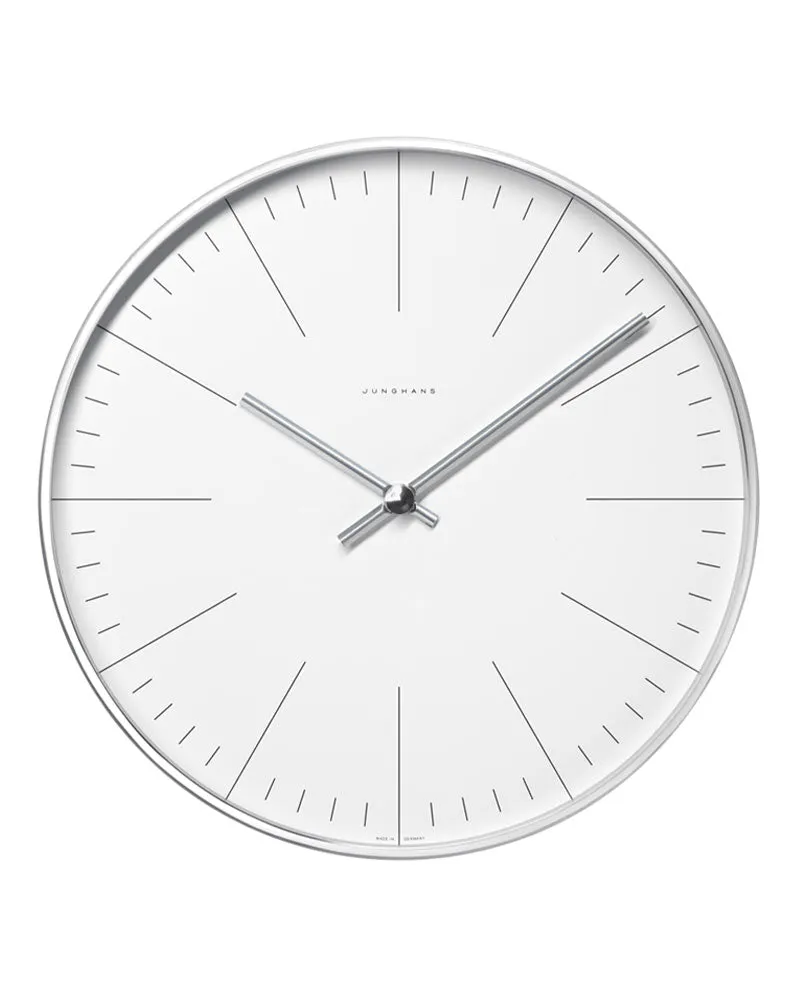 Max Bill Wall Clock - Index Lines 30cm