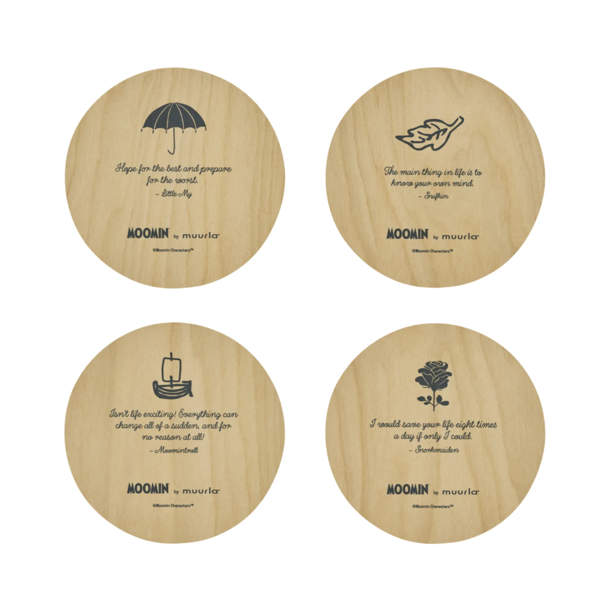 Moomin Coasters 4-Pack