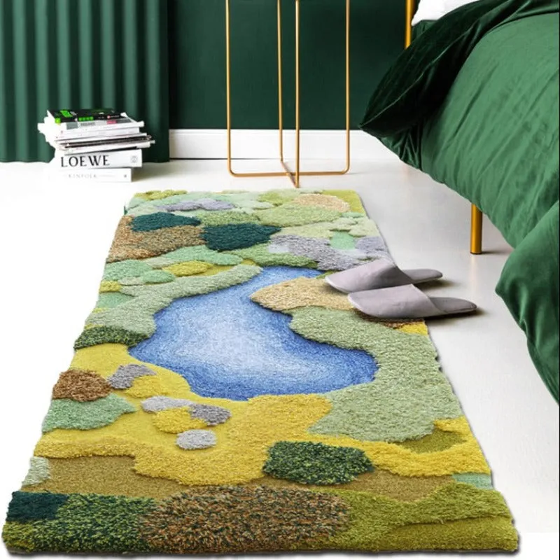 Moving City Wool Handmade Area Rug