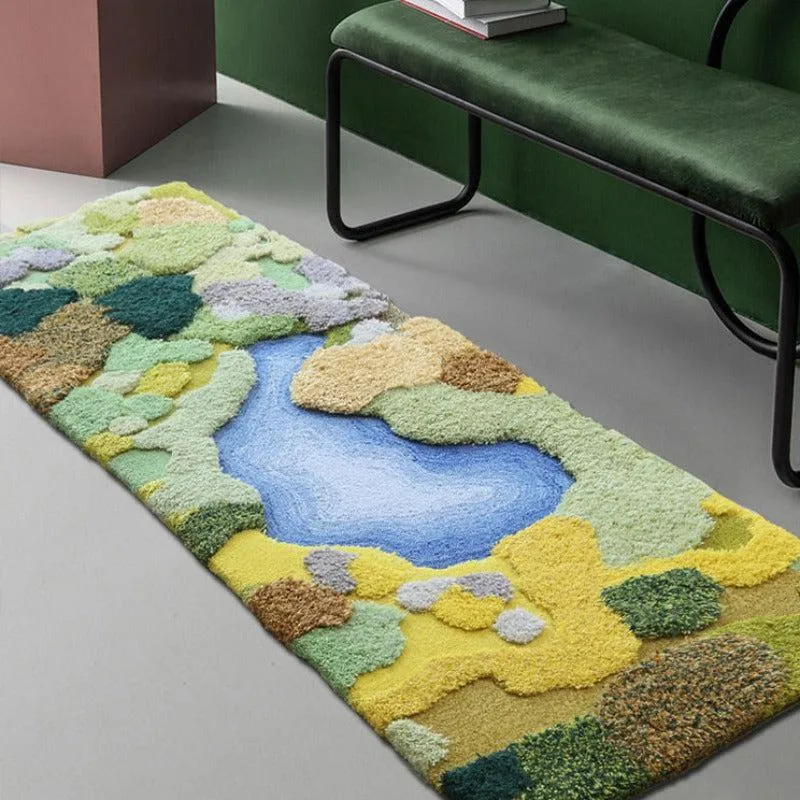 Moving City Wool Handmade Area Rug