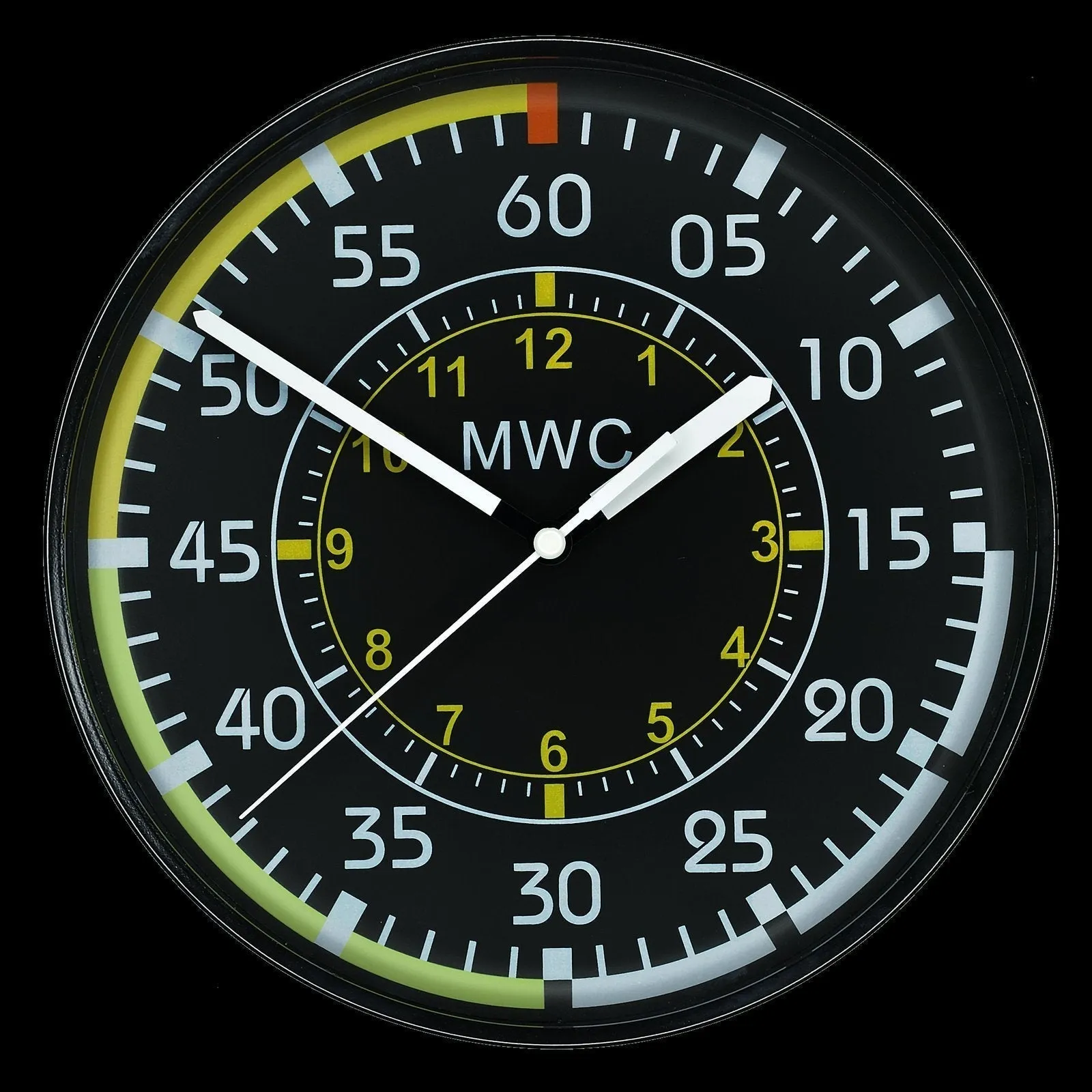 MWC Aircraft Instrument Airspeed Indicator Wall Clock