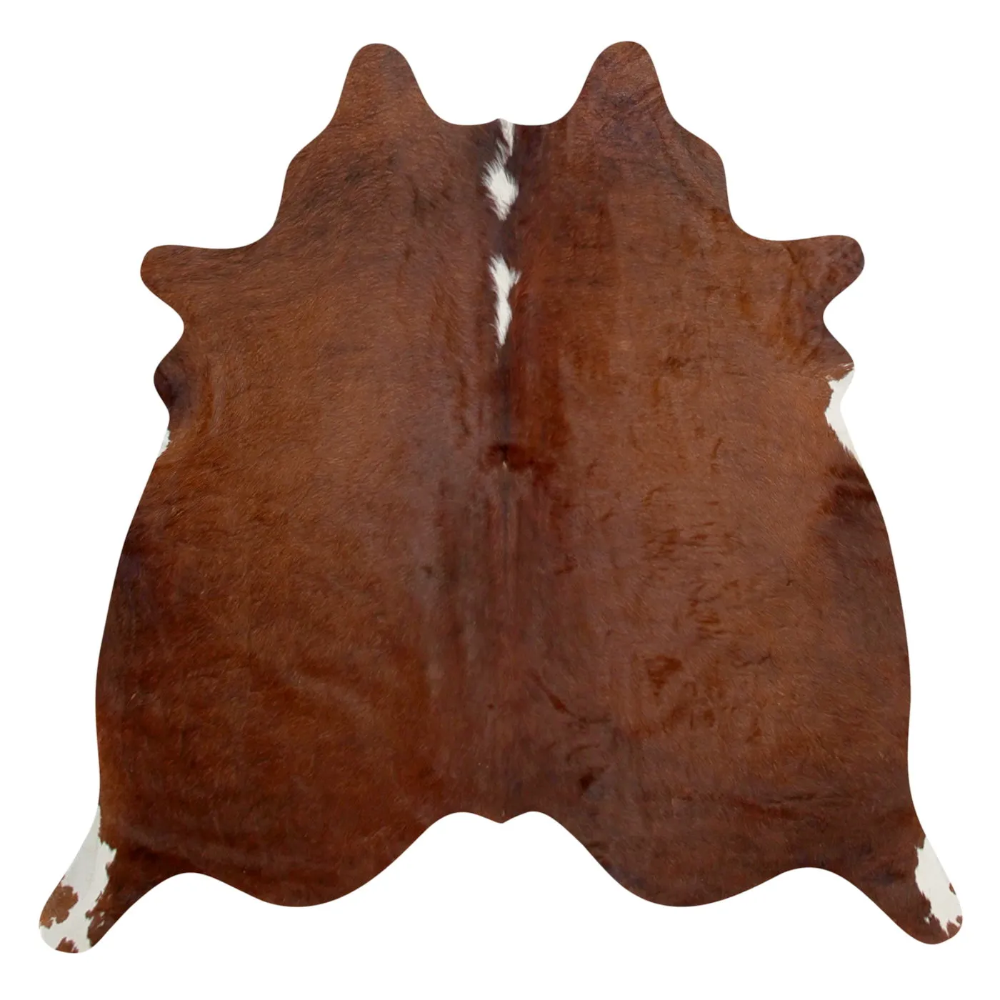 Natural Argentine Cowhide 4' 11" x 5' 1"