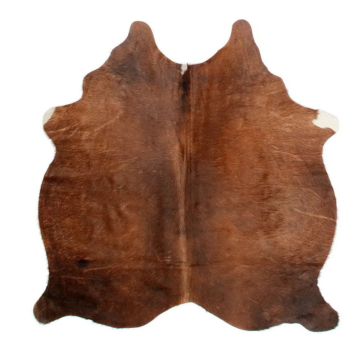 Natural Argentine Cowhide 4' 7" x 4' 7"